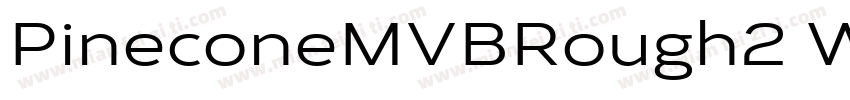 PineconeMVBRough2 Wide字体转换